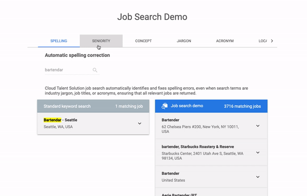 Short screen recording of the Jobs API's interactive demo